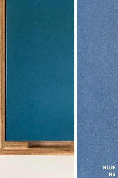 Образец фасада МДФ морилка KARANDA, цвет Blue RB, кромка фанеры. фасады МДФ морилка, Саратов
