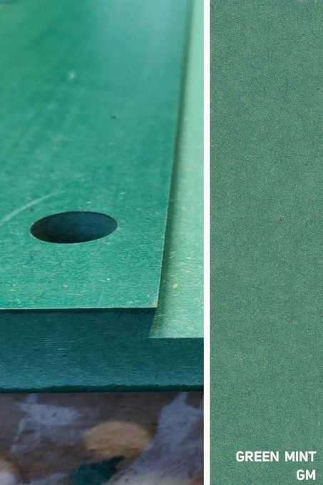 Образец МДФ морилка KARANDA, цвет Green Mint GM. фасады МДФ морилка, Саратов