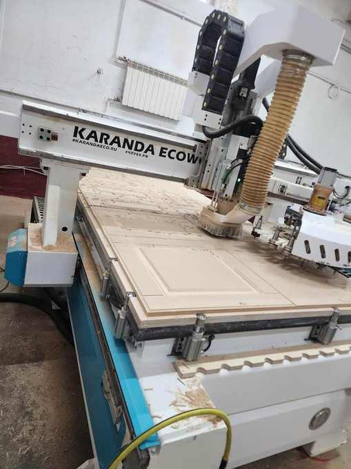 Фрезеровка фасадов МДФ на ЧПУ KARANDA ECOWOOD, Саратов. фасады МДФ