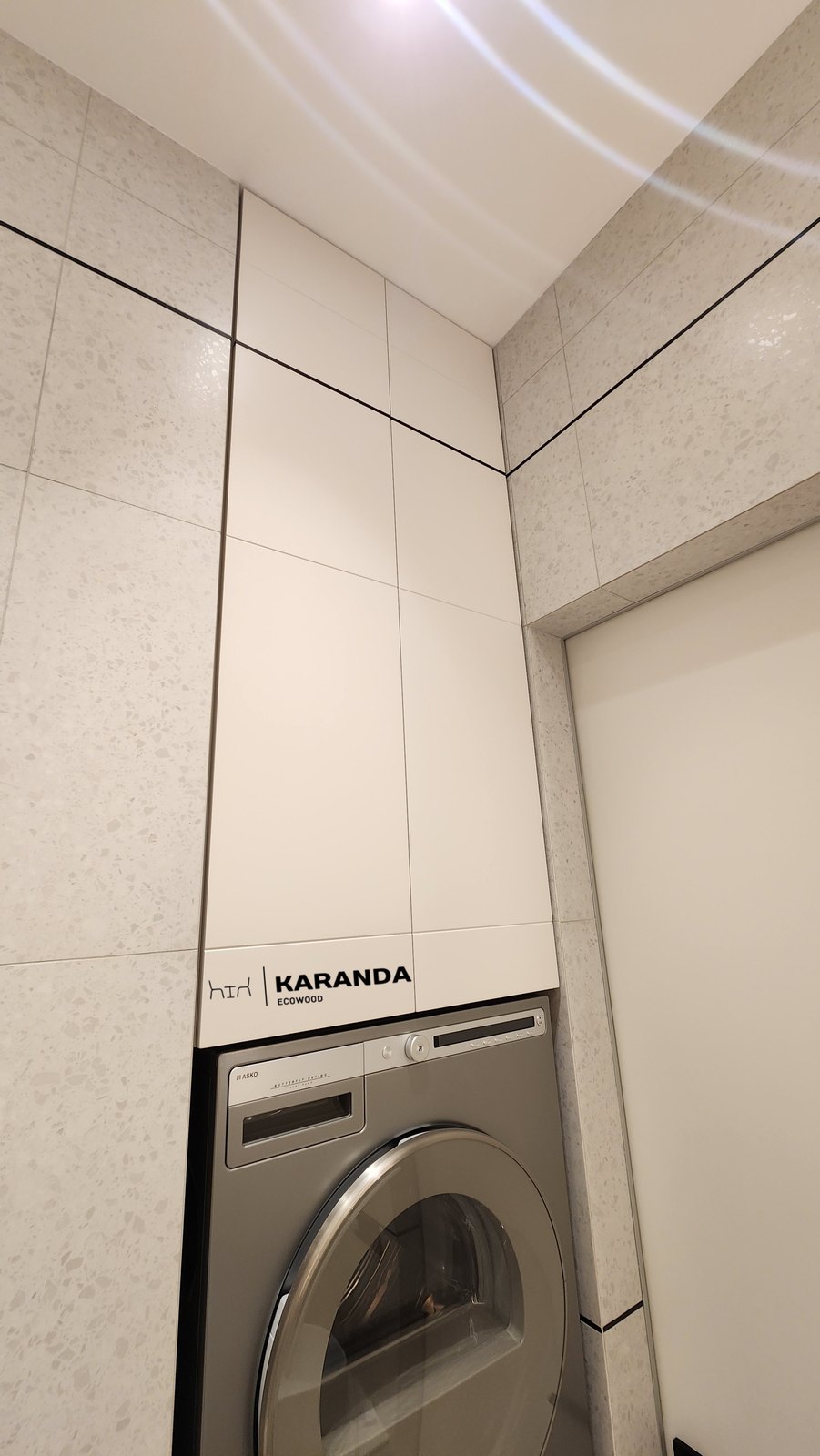 Шкаф KARANDA из МДФ в эмали над стиральной машиной. мебель МДФ эмаль, Саратов