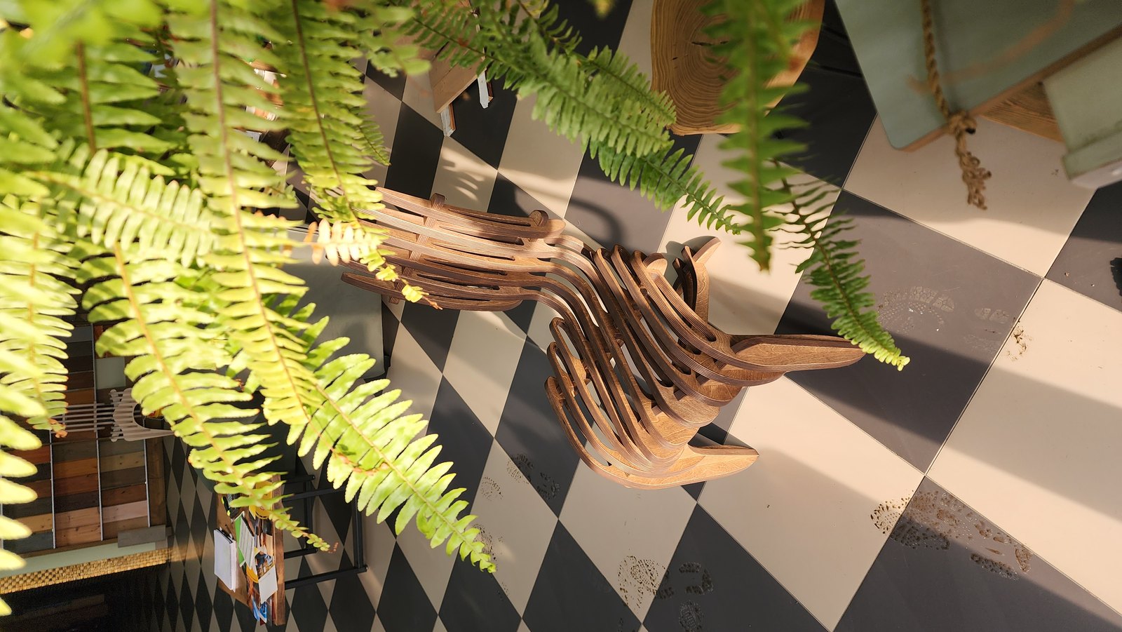 Стул S-Line KARANDA ECOWOOD, фанера с HPL, интерьер. параметрическая мебель. мебель из фанеры, Саратов